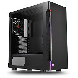 Thermaltake H200 TG RGB Black - MT/Sans Alim/ATX