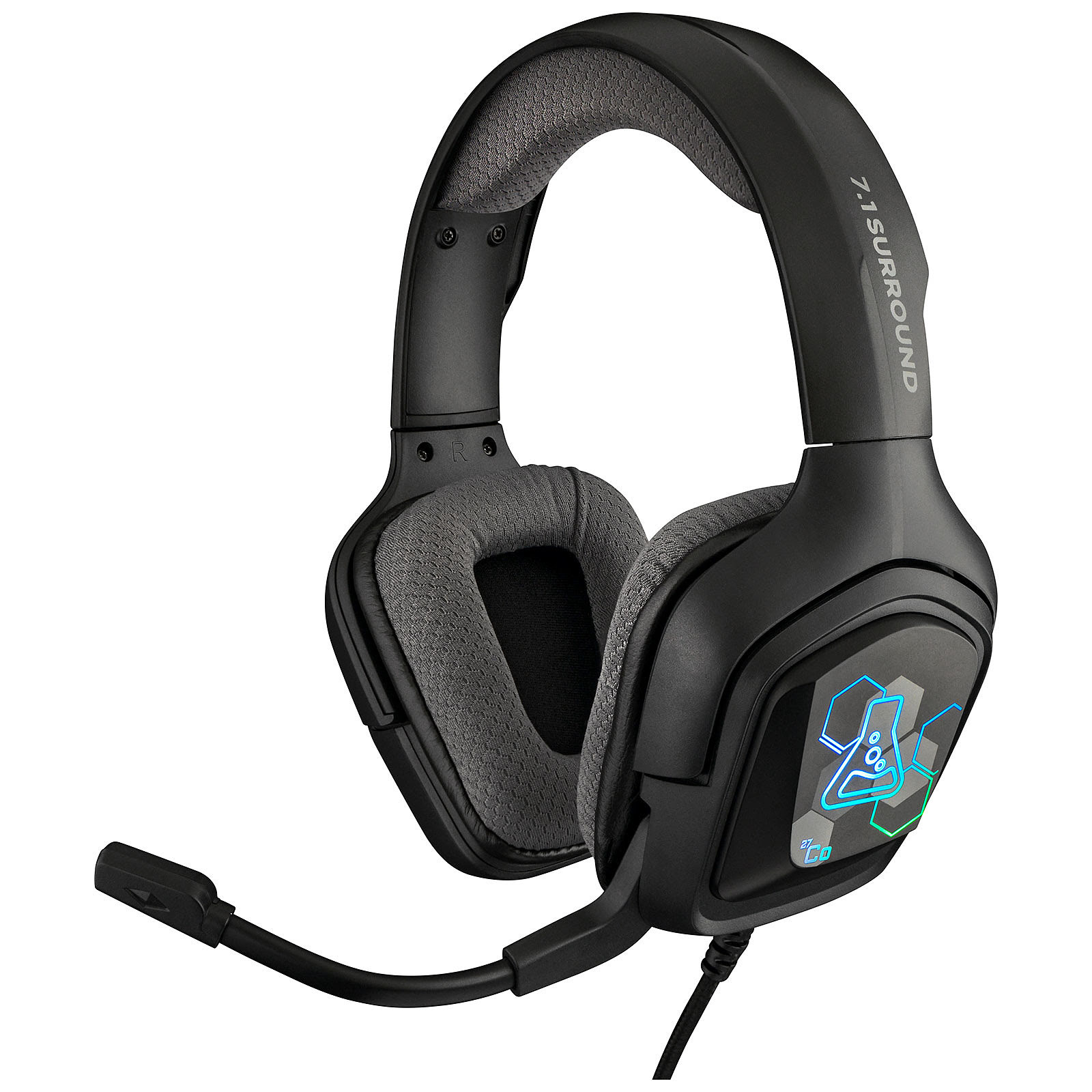 The G-LAB KORP COBALT 7.1 RGB 7.1 Surround RGB - Micro-casque - 0