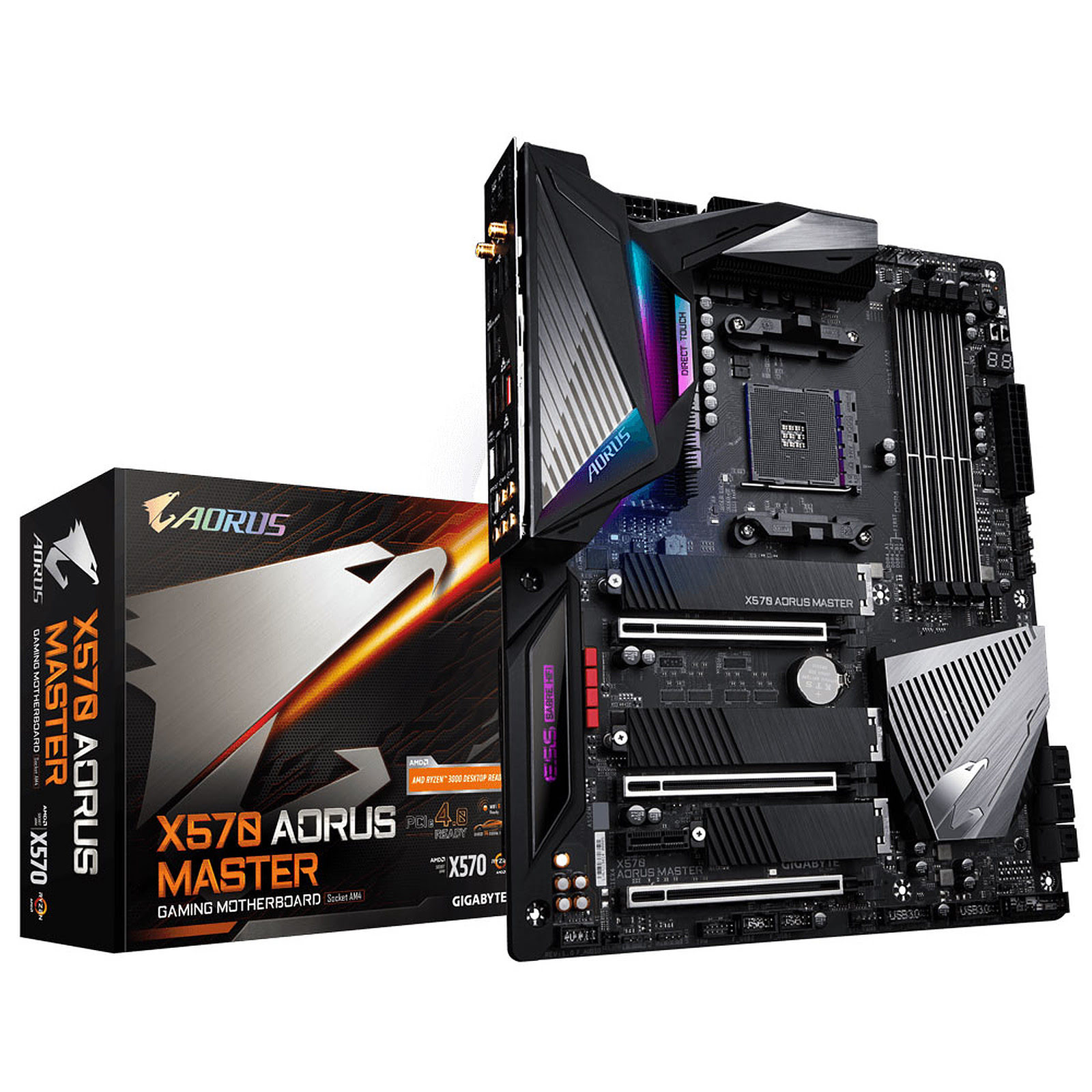 Gigabyte X570 AORUS MASTER ATX  - Carte mère Gigabyte - 0