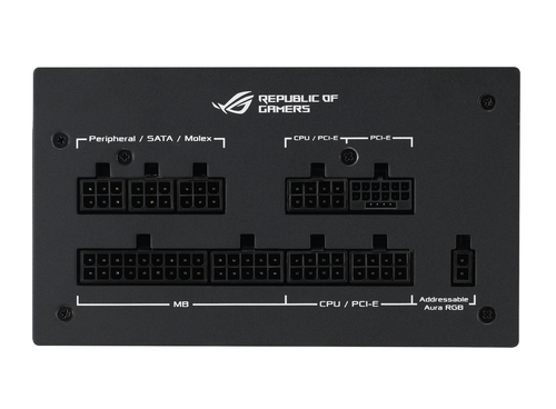 Asus ATX 850W - 80+ Gold - ROG STRIX AURA 850G Gaming Noir (90YE00P2-B0NA00) - Achat / Vente Alimentation sur grosbill.com - 2