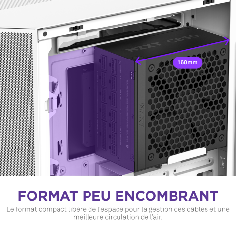 NZXT 80+ Gold (850W) - Alimentation NZXT - grosbill.com - 11