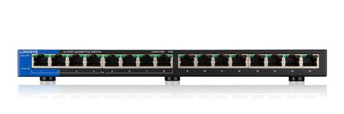 Linksys Unmanaged Switches PoE 16-port