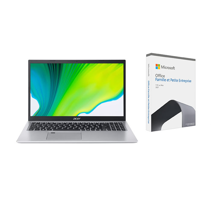 Acer NX.A1HEF.008 + T5D-03522 - PC portable Acer - grosbill.com - 0