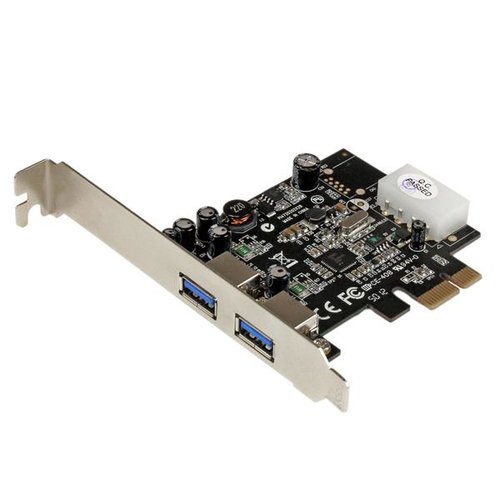 StarTech carte contrôleur PCI-Express 1x avec 2 ports USB 3