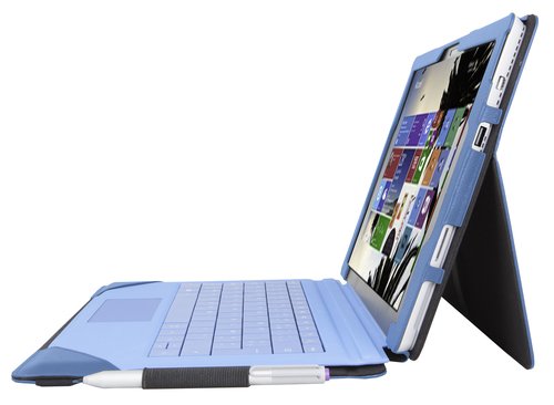 Elegant folio f SurfacePRO4 TurquoiseBlu (SUR24UF) - Achat / Vente sur grosbill.com - 3