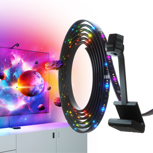 Nanoleaf Kit 4D TV Screen Mirror + Bande Led - Jusqu'à 85" (NF082K02-52LS) - Achat / Vente Objet connecté / Domotique sur grosbill.com - 1