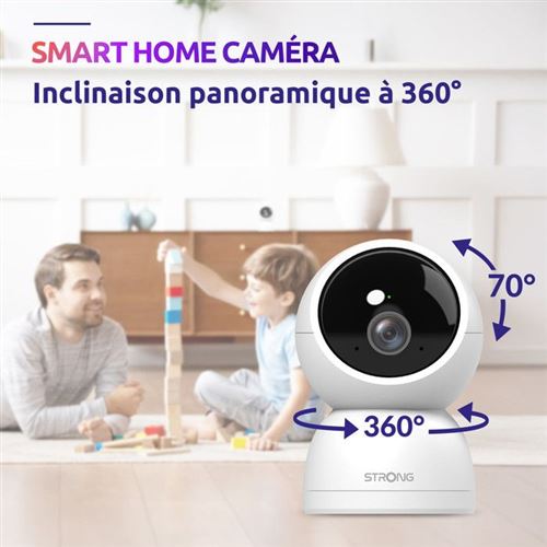Strong Bundle SHC04IR0-W Smart Home Caméra 2K WiFi 4MP + Kingston Canvas Go! Plus 64 GB (SHC04IR0-WSDCG3/64GB) - Achat / Vente Caméra réseau sur grosbill.com - 1