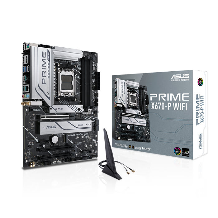 Asus PRIME X670-P WIFI ATX  - Carte mère Asus - grosbill.com - 0