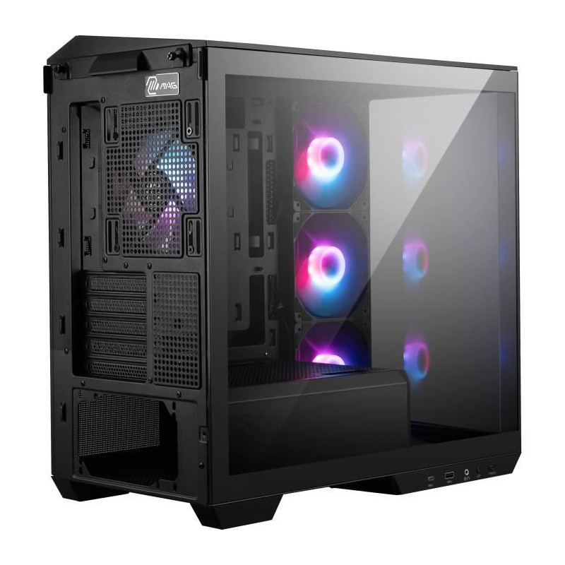 MSI MAG PANO M100R PZ Noir + MAG A650BN Noir# Noir - Boîtier PC - 2