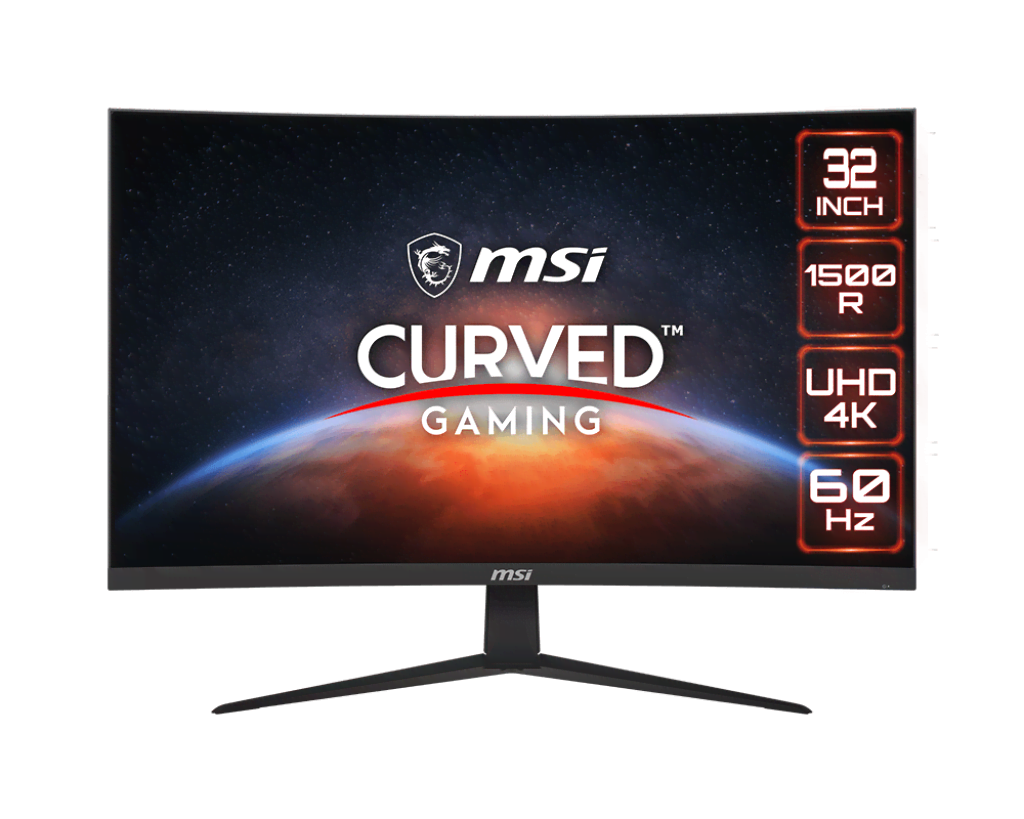 Grosbill Ecran PC MSI G321CUV 31.5" 4K/CURVE/60Hz/4ms/VA/HDR10