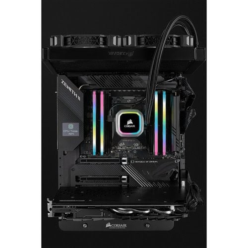 Corsair Vengeance RGB Pro SL, DDR4-3200, CL16 - 16 GB Dual-Kit, schwarz - Achat / Vente sur grosbill.com - 2