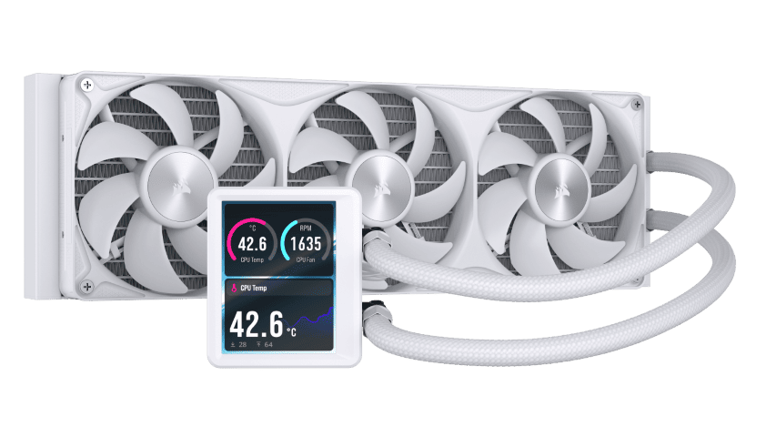 Corsair NAUTILUS II 360 RS LCD - 360mm - Blanc - Watercooling - 0