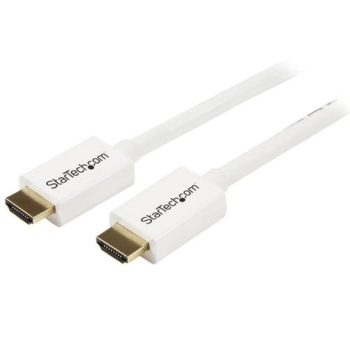 StarTech 16 ft White CL3 In-wall HDMI Cable - M/M