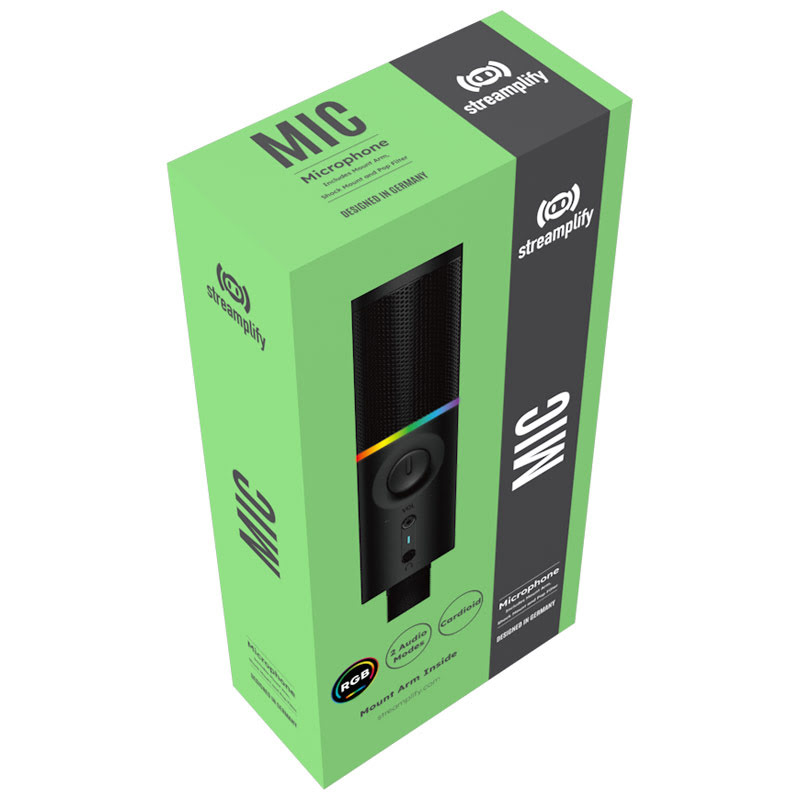 Streamplify Microphone RGB avec bras de montage (SPMC-MZ1C227.11) - Achat / Vente Accessoire Streaming / Vlogging  sur grosbill.com - 4