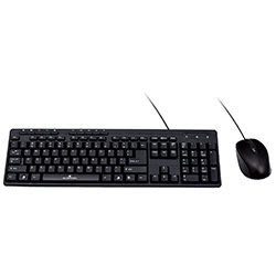 Grosbill Pack Clavier/Souris Bluestork PACK FIRST II Noir