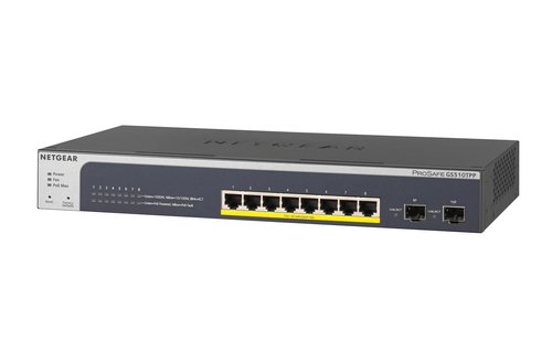 Netgear GS510TPP - 8 (ports)/10/100/1000/Avec POE/Manageable/8