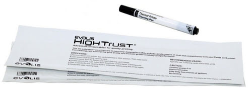 EVOLIS Cleaning Kit 2xT-Cards/1x pen for badgy