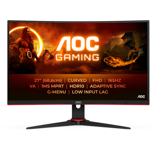 AOC C27G2E/BK 27 CURVE FHD/165Hz/VA/4ms/FreeSync Prem