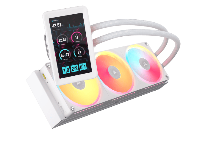 Corsair iCUE LINK TITAN II 360 Ultra LX LCD - 360mm-Blanc - Watercooling - 1