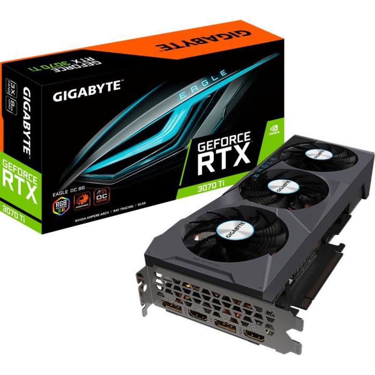 Gigabyte RTX 3070 Ti EAGLE OC 8G  - Carte graphique Gigabyte - 0