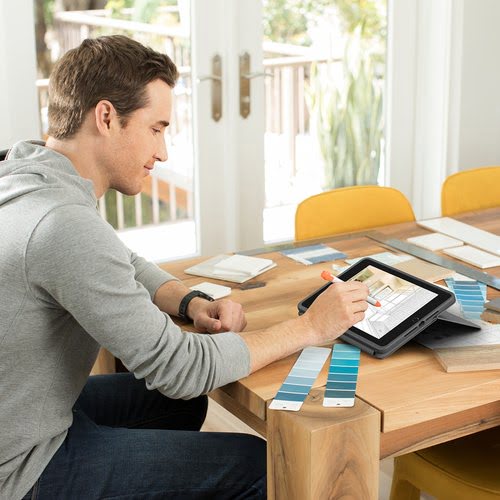Rugged Folio Graphite FR - Achat / Vente sur grosbill.com - 13