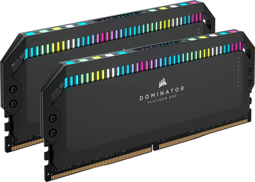 Corsair DOMINATOR PLATINUM RGB DDR5 Black (2x32Go) DDR5 6800 - Mémoire PC Corsair sur grosbill.com - 0