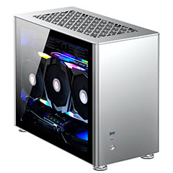 Jonsbo A4 Silver - mT/Sans Alim/ITX