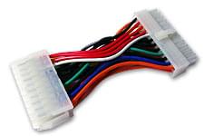 Adaptateur alimentation 20F->24M broches  - Connectique PC - 0