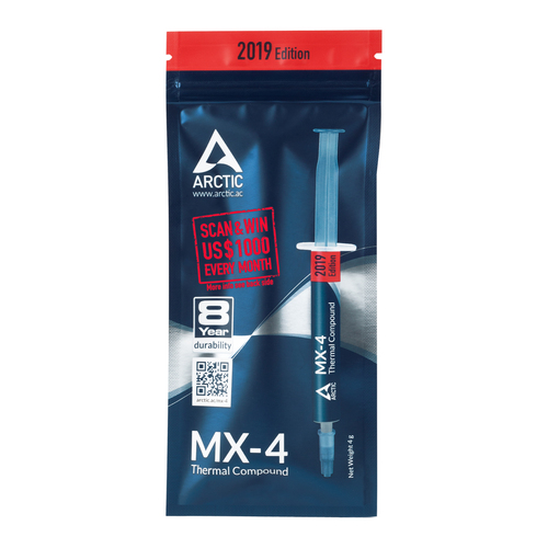 MX-4 2019 Edition Pâte Thermique - 4g - Arctic Cooling ACTCP00002B - 1