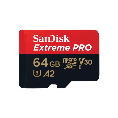 EXTREME PRO MICROSDXC 64GB+SD - Achat / Vente sur grosbill.com - 0