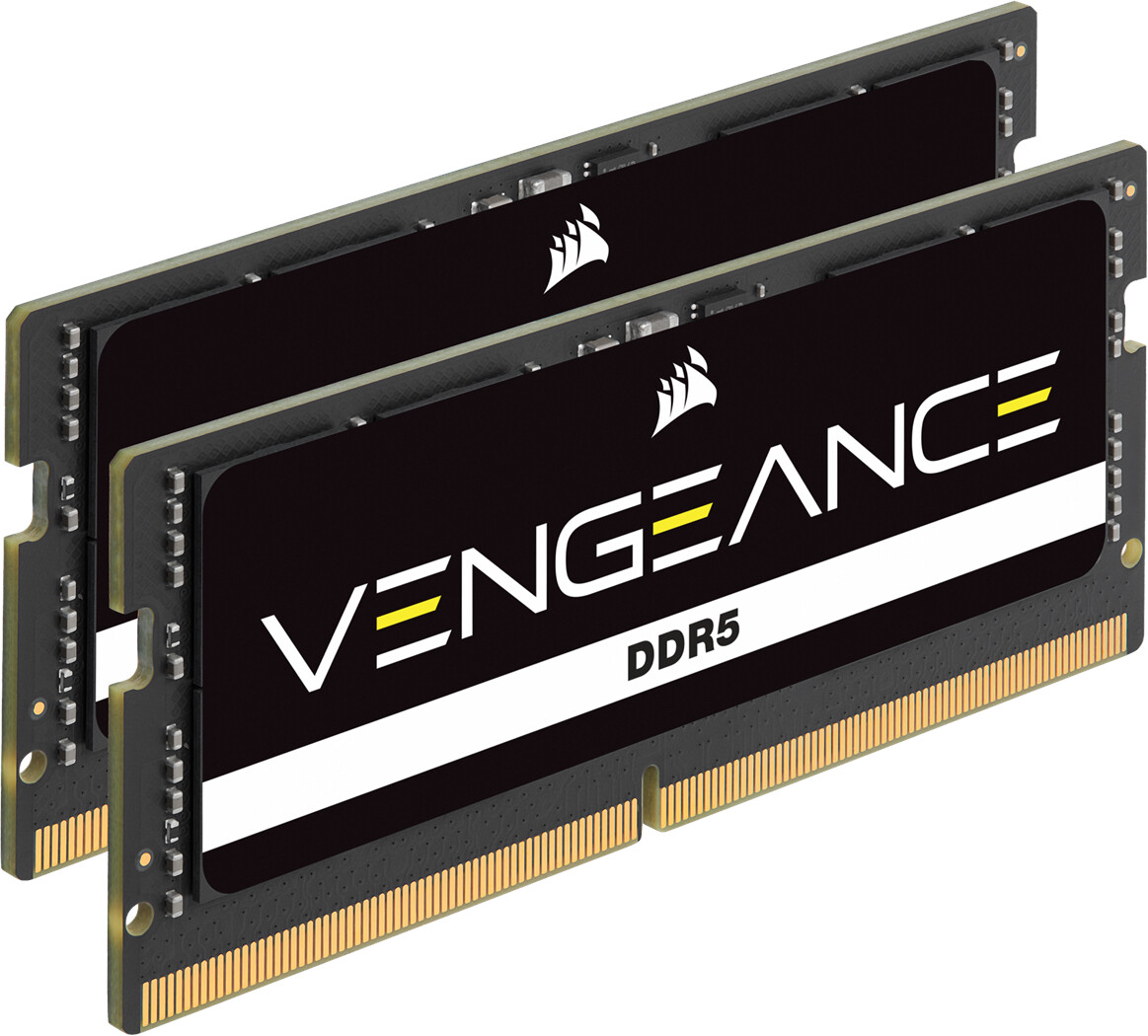 Corsair CMSX32GX5M2A4800C40 (2x16Go DDR5 4800 PC38400) - Mémoire PC portable - 4