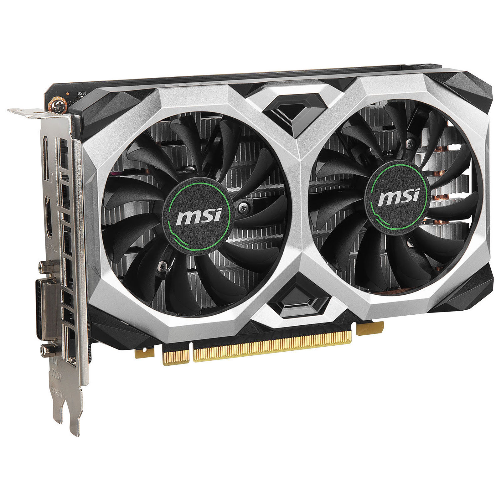 MSI GTX 1650 D6 VENTUS XS OCV2 -GTX1650/4G/DVI/HDMI/DP - Carte graphique - 2