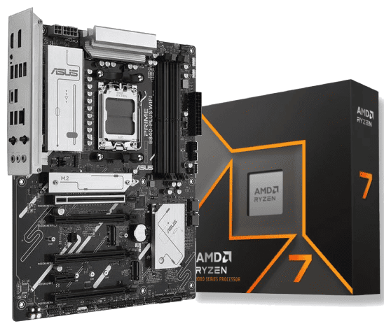 PRIME B840-PLUS WIFI + Ryzen 7 9700X box - grosbill.com - 0