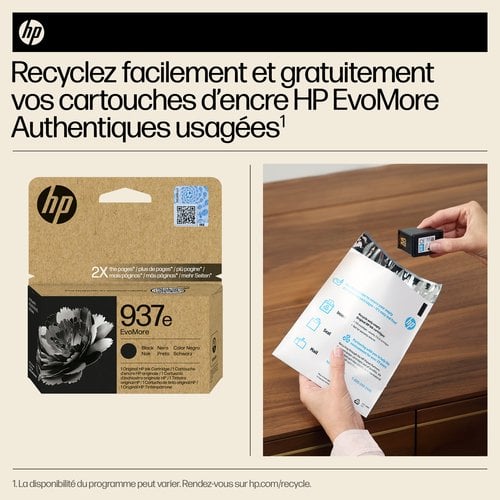 HP HP/InkHP 937e EvoMore BK Original Ink Ca - Achat / Vente Consommable imprimante sur grosbill.com - 2