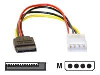 Connectique PC   Câble Alimentation molex vers SATA Grosbill