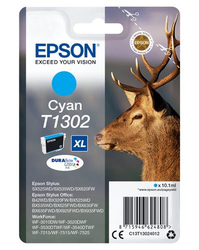 Epson - Cyan - C13T13024012 - Achat / Vente Consommable imprimante sur grosbill.com - 0