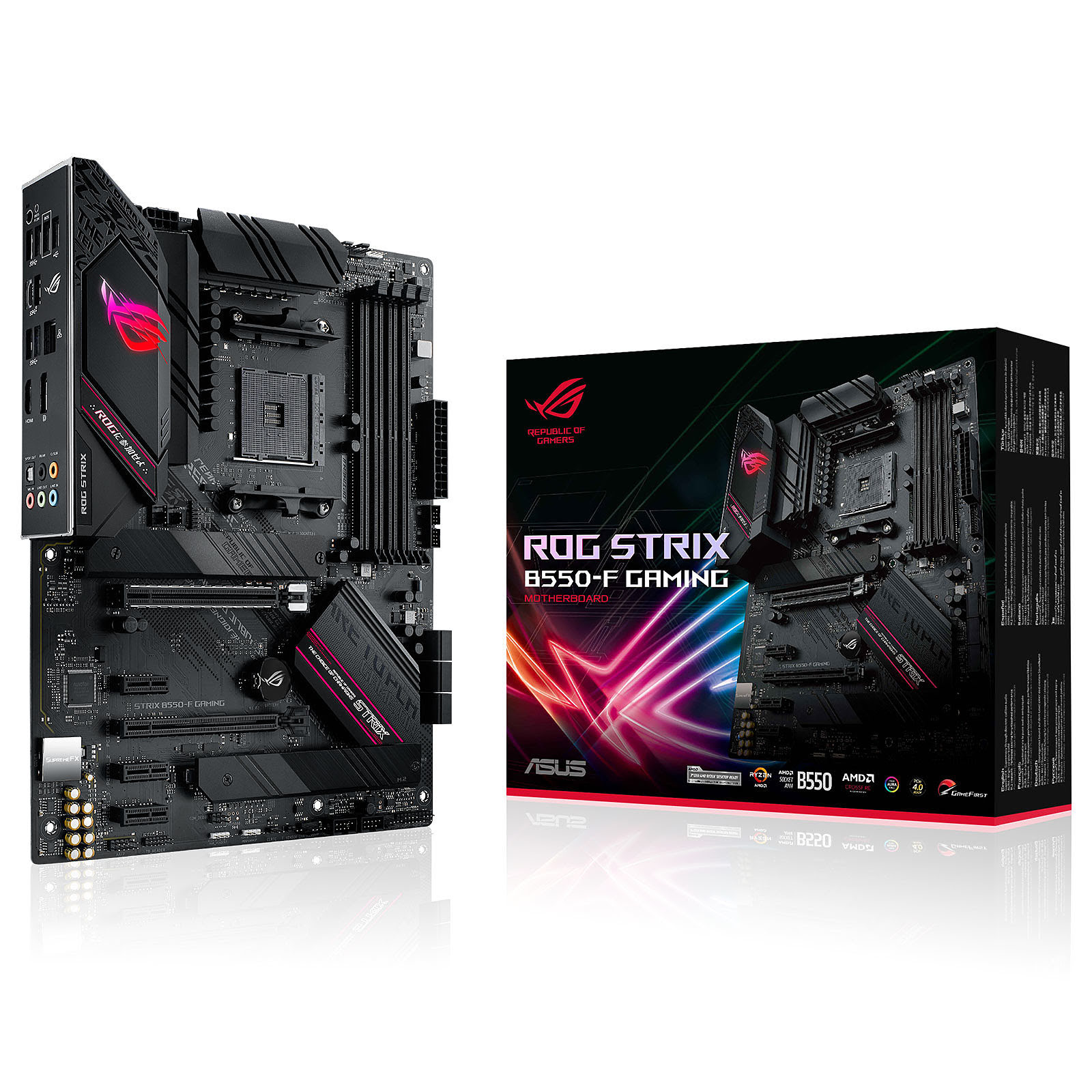 Asus ROG STRIX B550-F GAMING ATX  - Carte mère Asus - grosbill.com - 0