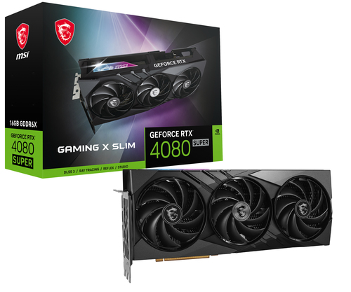 image produit MSI GeForce RTX 4080 SUPER 16G GAMING X SLIM Grosbill