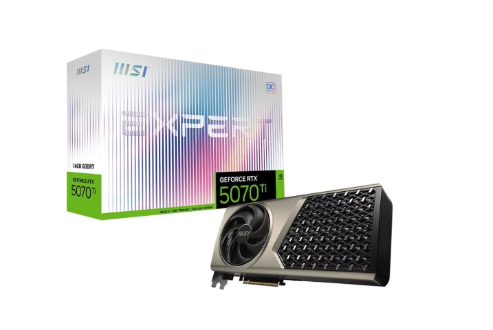 MSI GeForce RTX 5070 Ti 16G EXPERT OC  - Carte graphique MSI - 0