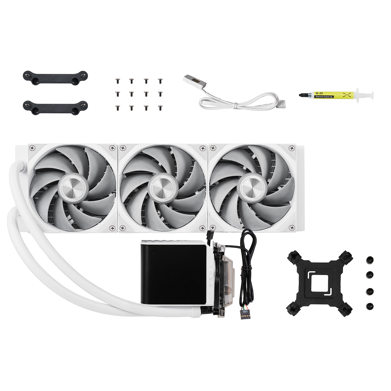 TRYX Panorama 360 AiO - 360mm - Blanc - Watercooling TRYX - 4