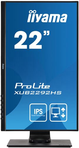 Iiyama 22 pouces  XUB2292HS-B1 -- - Ecran PC Iiyama - grosbill.com - 2