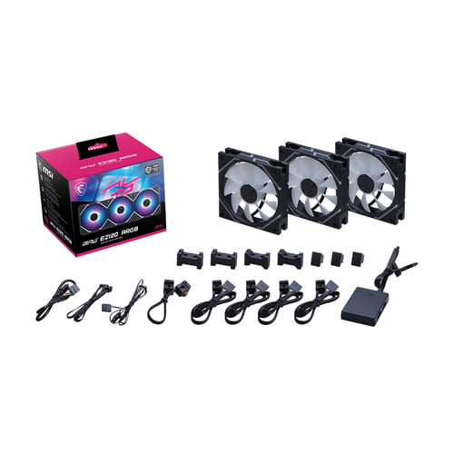 MSI MPG EZ120 ARGB-3B - Ventilateur boîtier MSI - grosbill.com - 3