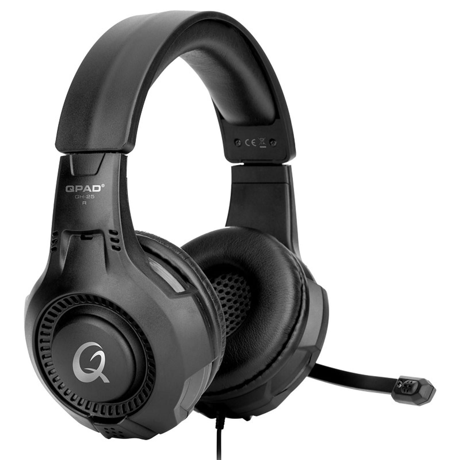 QPAD QH-25 True 7.1 Noir - Micro-casque - grosbill.com - 1