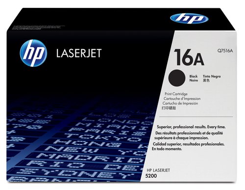 HP - Noir - Q7516A - Achat / Vente Consommable imprimante sur grosbill.com - 0