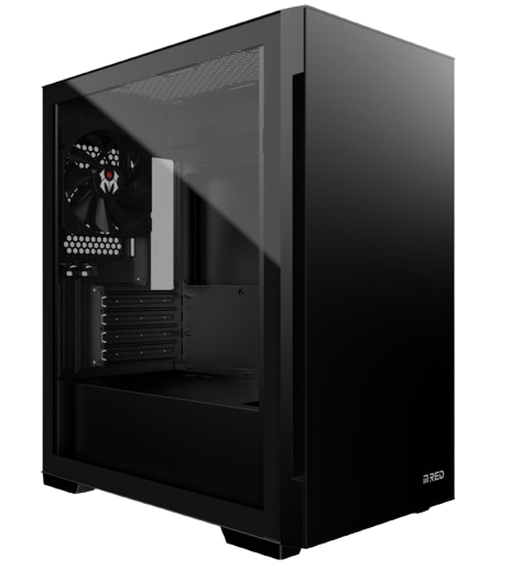 Boîtier PC M.RED Mercury Noir V2 - MT/Sans Alim/mATX Grosbill