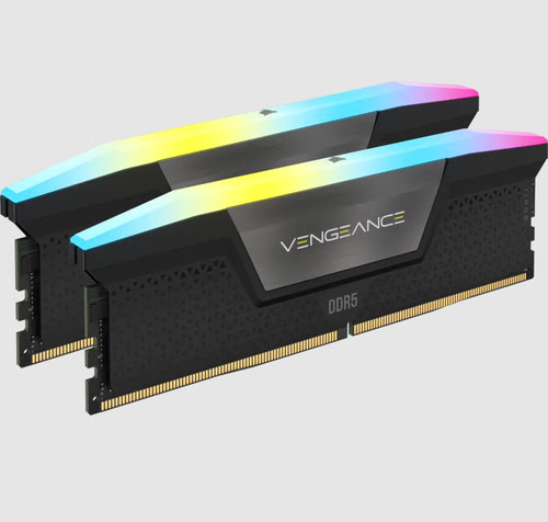 image produit Corsair Vengeance RGB 32Go (2x16Go) DDR5 6000MHz Grosbill