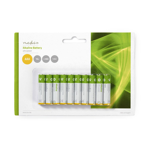 Alcalines AAA - BAAKLR0310BL - Pile Nedis - grosbill.com - 1