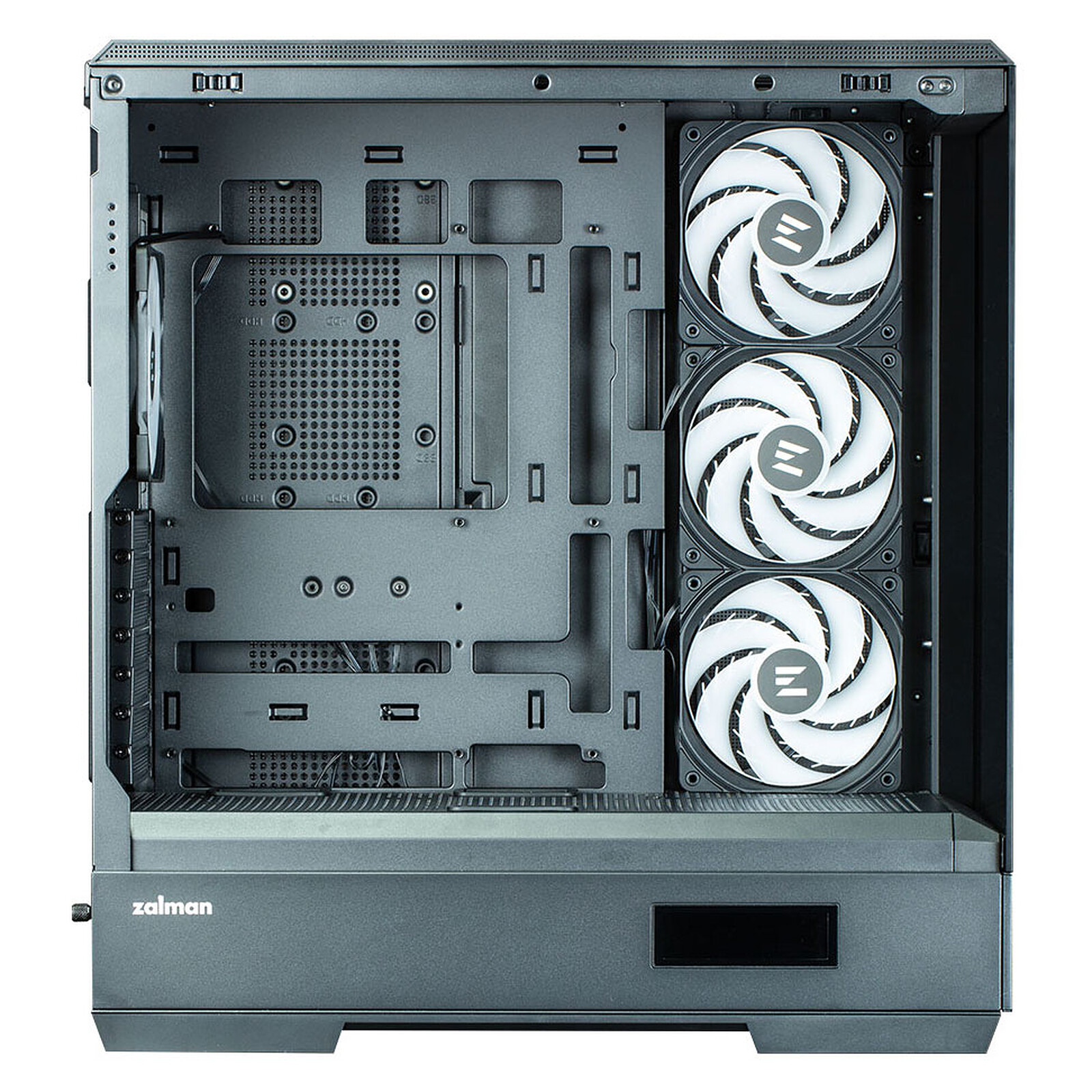 Zalman P50 DS RGB Noir Noir - Boîtier PC Zalman - grosbill.com - 1