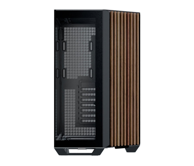 APNX V1 Noir/Blanc/Bois Marron - Boîtier PC APNX - grosbill.com - 3