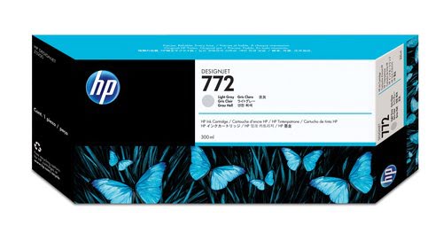 HP 772 300-ML LIGHT GRAY INK CARTRIDGE